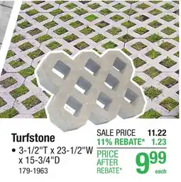 Menards Turfstone offer