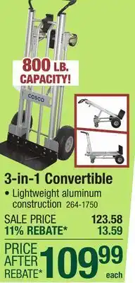 Menards 3-in-1 Convertible offer