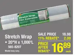 Menards Stretch Wrap offer