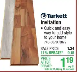Menards Invitation offer