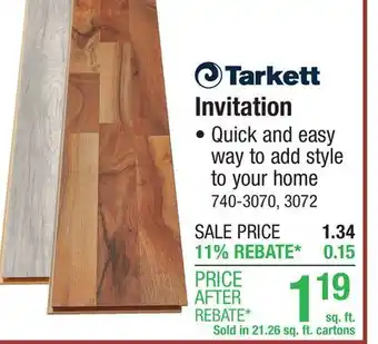 Menards Invitation offer