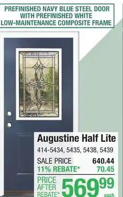 Menards Mastercraft Augustine Half Lite Prehung Doors offer
