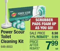 Menards Power Scour Toilet Cleaning Kit offer