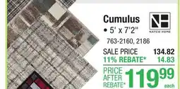 Menards Cumulus offer