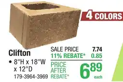 Menards Clifton offer