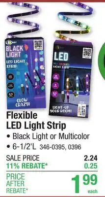 Menards Flexible LED Light Strip offer