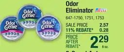 Menards Odor Eliminator offer