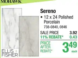 Menards Sereno offer