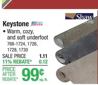 Menards Keystone offer