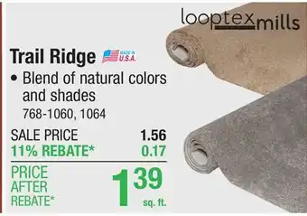 Menards Trail Ridge offer