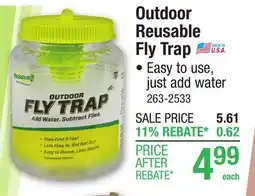 Menards Outdoor Reusable Fly Trap offer