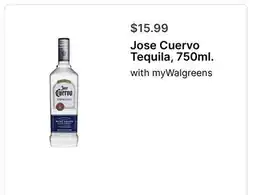 Walgreens Jose Cuervo Tequila, 750ml offer