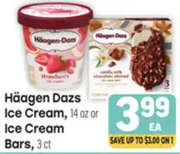 Tony’s Fresh Market Häagen Dazs Ice Cream, 14 oz Ice Cream Bars, 3 ct offer