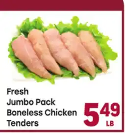 Tony’s Fresh Market Fresh Jumbo Pack Boneless Chicken Tenders offer