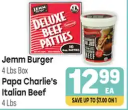 Tony’s Fresh Market Papa Charlie's Italian Beef offer