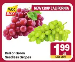 Tony’s Fresh Market Red or Green Seedless Grapes offer