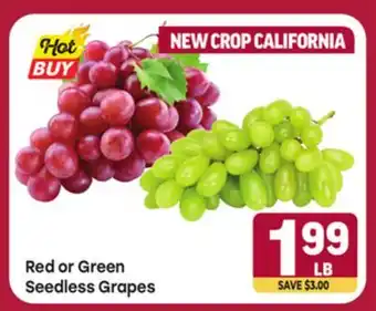 Tony’s Fresh Market Red or Green Seedless Grapes offer