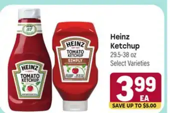 Tony’s Fresh Market Heinz Ketchup offer