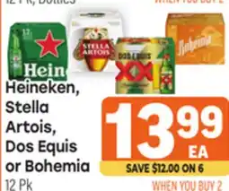 Tony’s Fresh Market Heineken, Stella Artois, Dos Equis or Bohemia offer