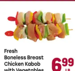 Tony’s Fresh Market Fresh Boneless Breast Chicken Kabob with Vegetables offer