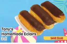 Tony’s Fresh Market Tony's Homemade Eclairs offer