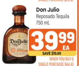 Tony’s Fresh Market Don Julio Reposado Tequila offer