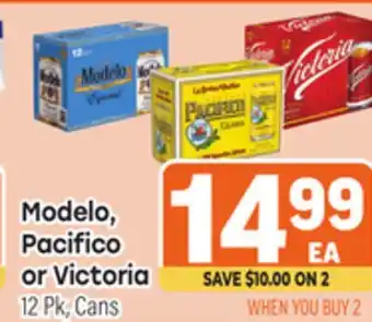 Tony’s Fresh Market Modelo, Pacifico or Victoria offer
