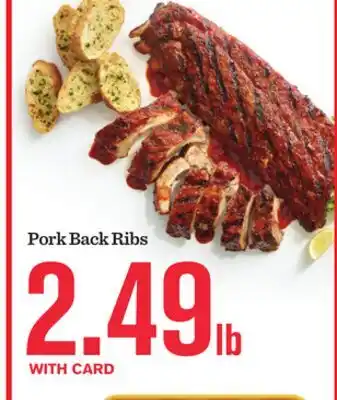 Mariano's Pork Back Ribs offer