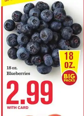 Mariano's 18 oz. Blueberries offer