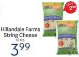 Riesbeck Hillandale Farms String Cheese offer