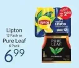 Riesbeck Lipton or Pure Leaf offer