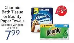 Riesbeck Charmin Bath Tissue or Bounty Paper Towels offer
