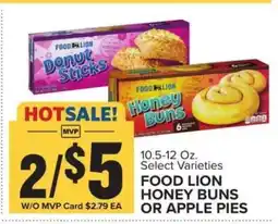 Food Lion FOOD LION HONEY BUNS OR APPLE PIES offer