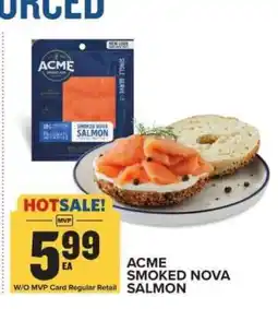 Food Lion ACME Smoked Nova Salmon offer