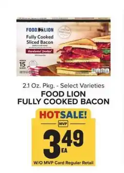 Food Lion Food Lion Fully Cooked Bacon offer