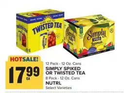 Food Lion SIMPLY SPIKED OR TWISTED TEA offer