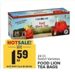 Food Lion FOOD LION TEA BAGS offer