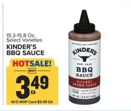 Food Lion Kinder's BBQ Sauce offer
