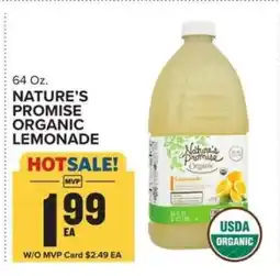 Food Lion Nature's Promise Organic Lemonade offer