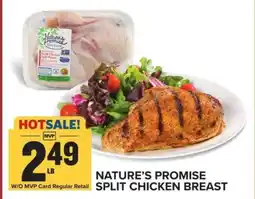 Food Lion NATURE’S PROMISE SPLIT CHICKEN BREAST offer