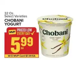 Food Lion Chobani Yogurt offer