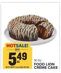 Food Lion FOOD LION CRÈME CAKE offer