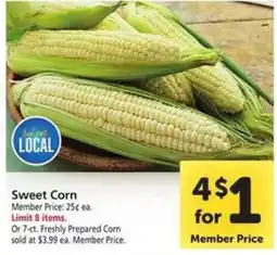 Safeway Sweet Corn offer