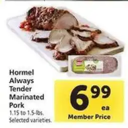Safeway Hormel Always Tender Marinated Pork offer