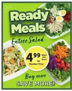 Safeway Ready Meals Entrée Salad offer