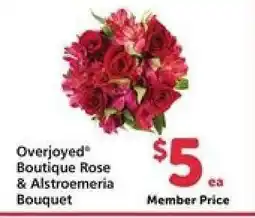 Safeway Overjoyed Boutique Rose & Alstroemeria Bouquet offer