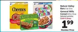 Safeway Nature Valley Bars & General Mills Cereal offer