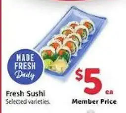 Safeway Fresh Sushi offer