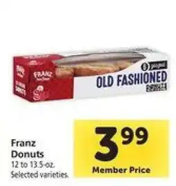 Safeway Franz Donuts offer