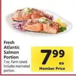 Safeway Fresh Atlantic Salmon Portion offer